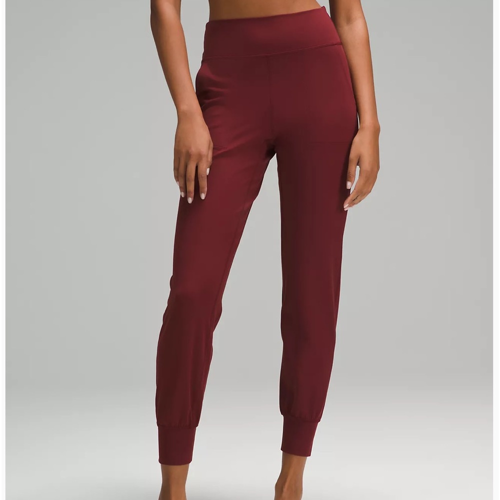 lululemon: Align-Jogger, sz=8, color: Red merlot Full Length